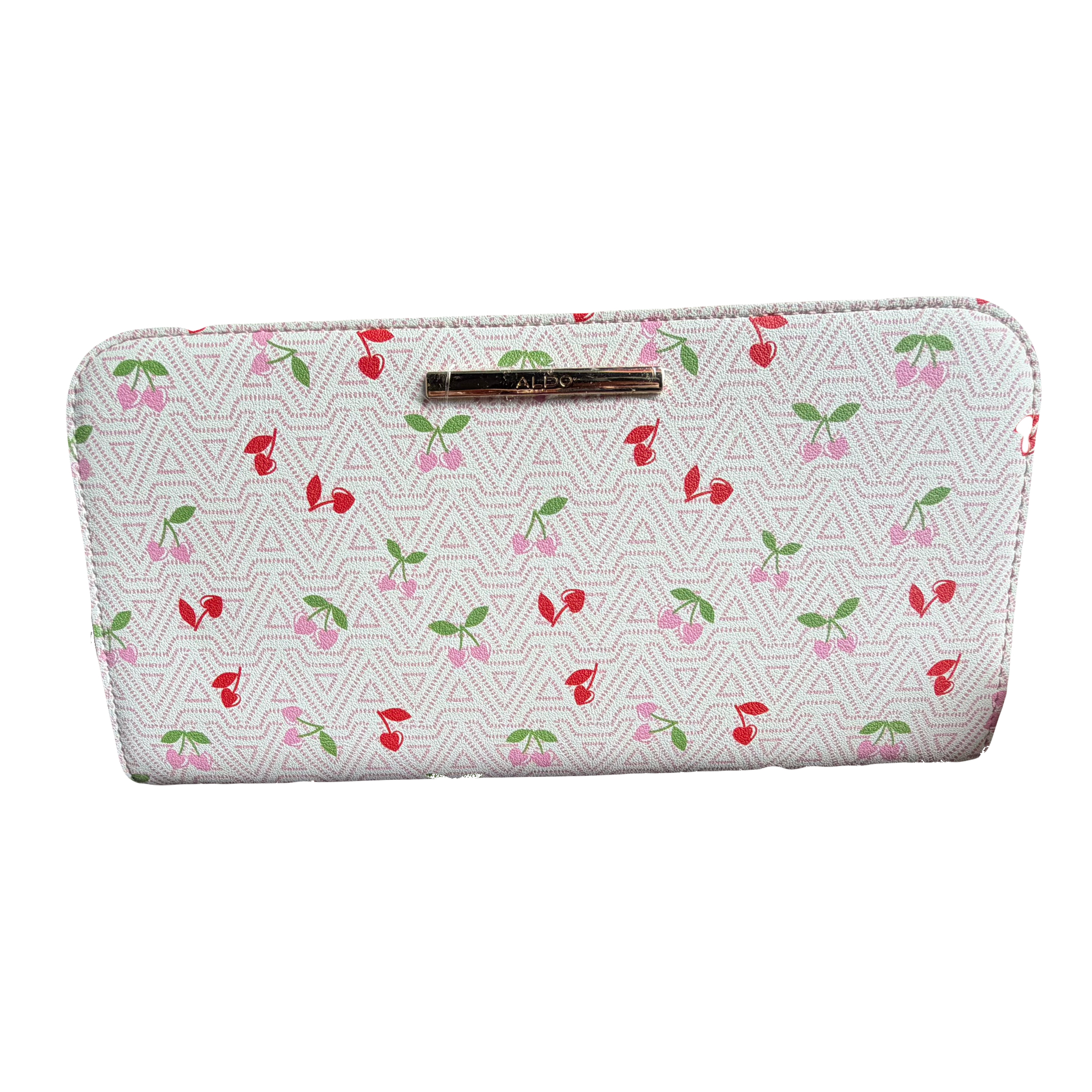 BILLETERA ALDO BLANCA CON CEREZAS 