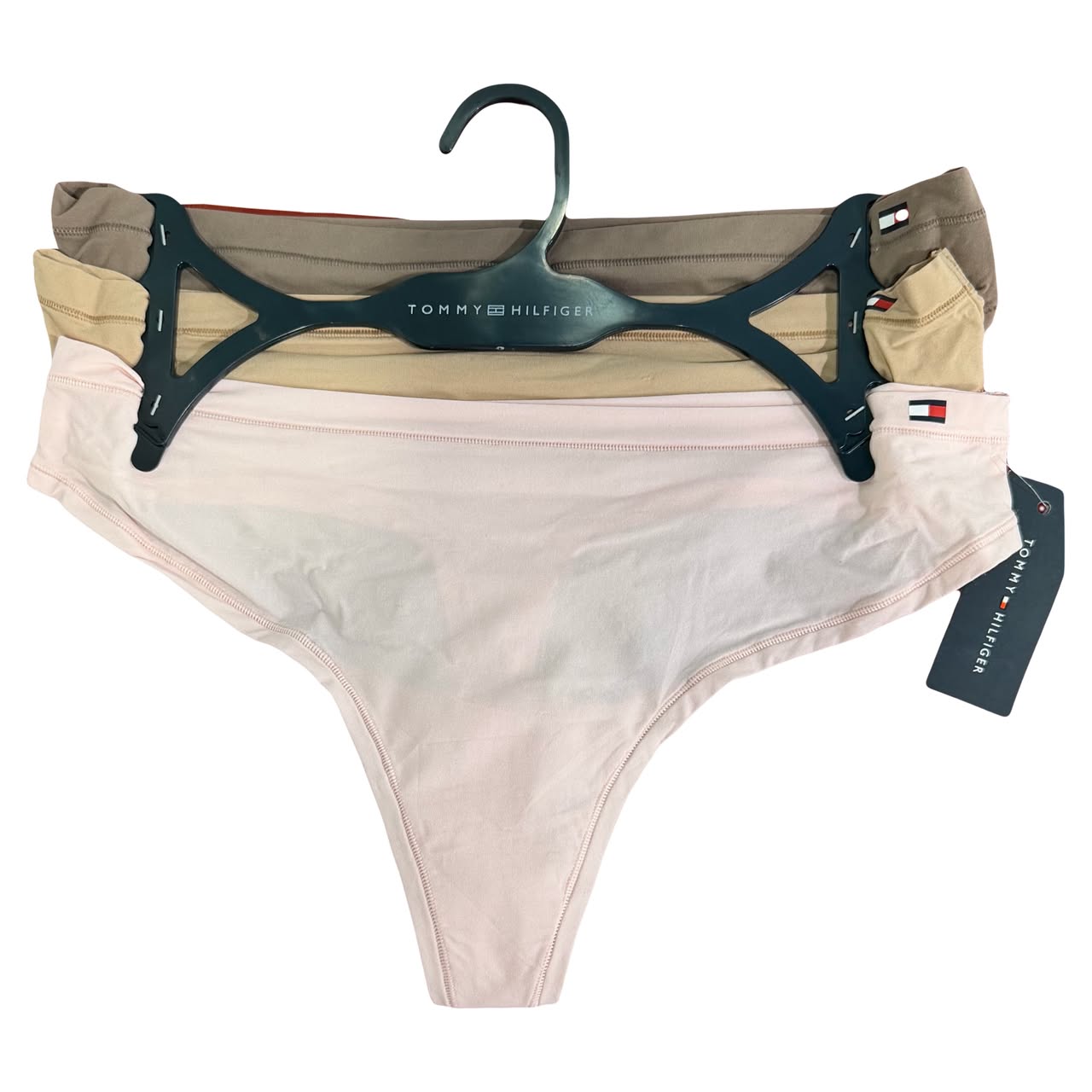 SET DE PANTYS TIPO HILO TOMMY HILFIGER TALLA XL