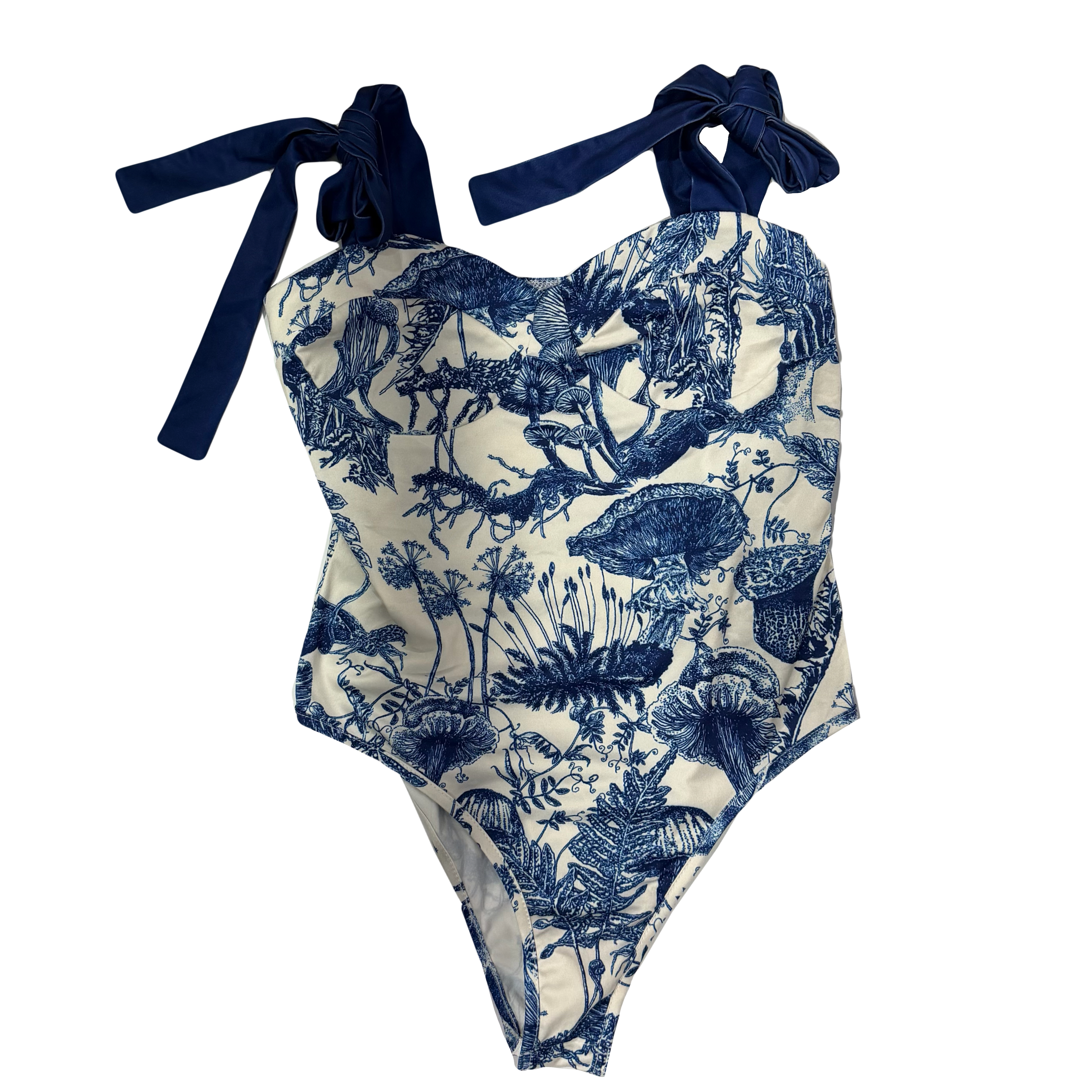 BODY AZUL CON ESTAMPADO TALLA M 