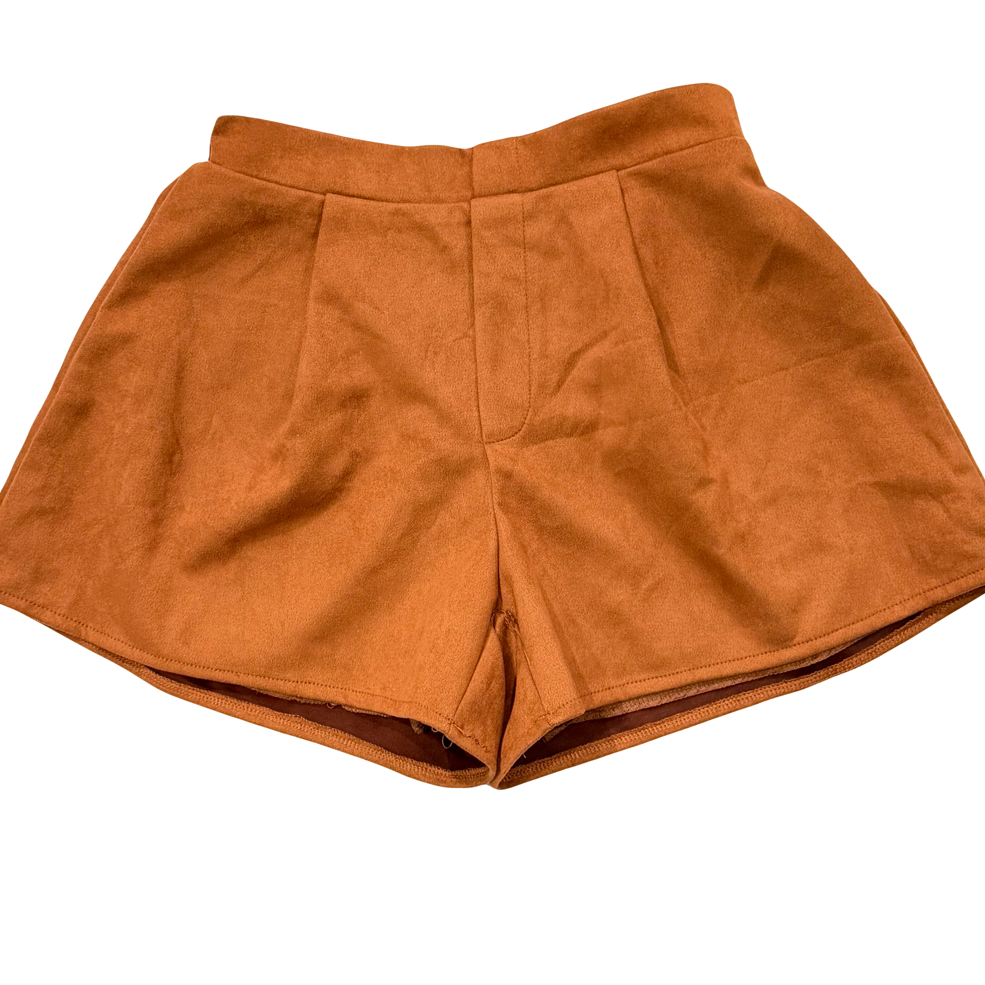 SHORT TELA TIPO PANA MARRON TALLA M